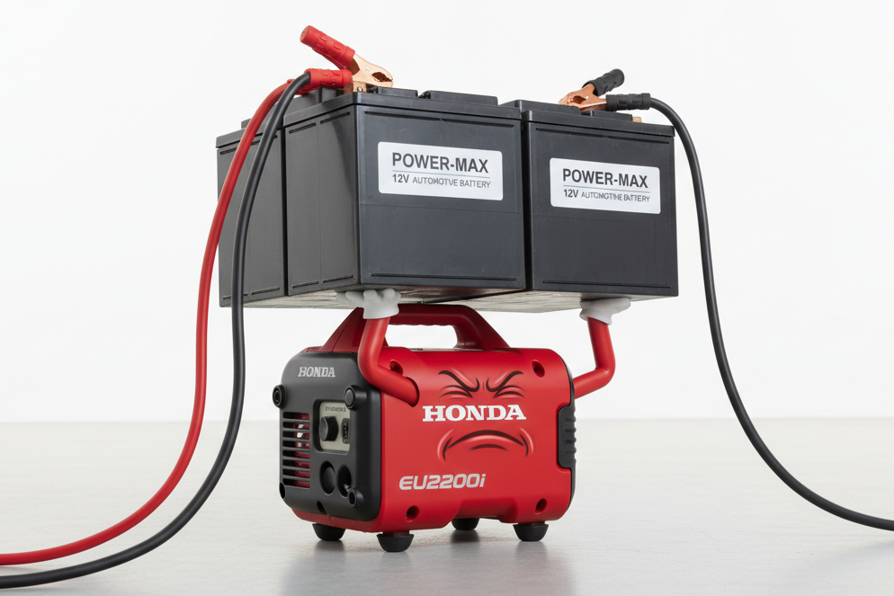 Why aren't generators good at recharging batteries?