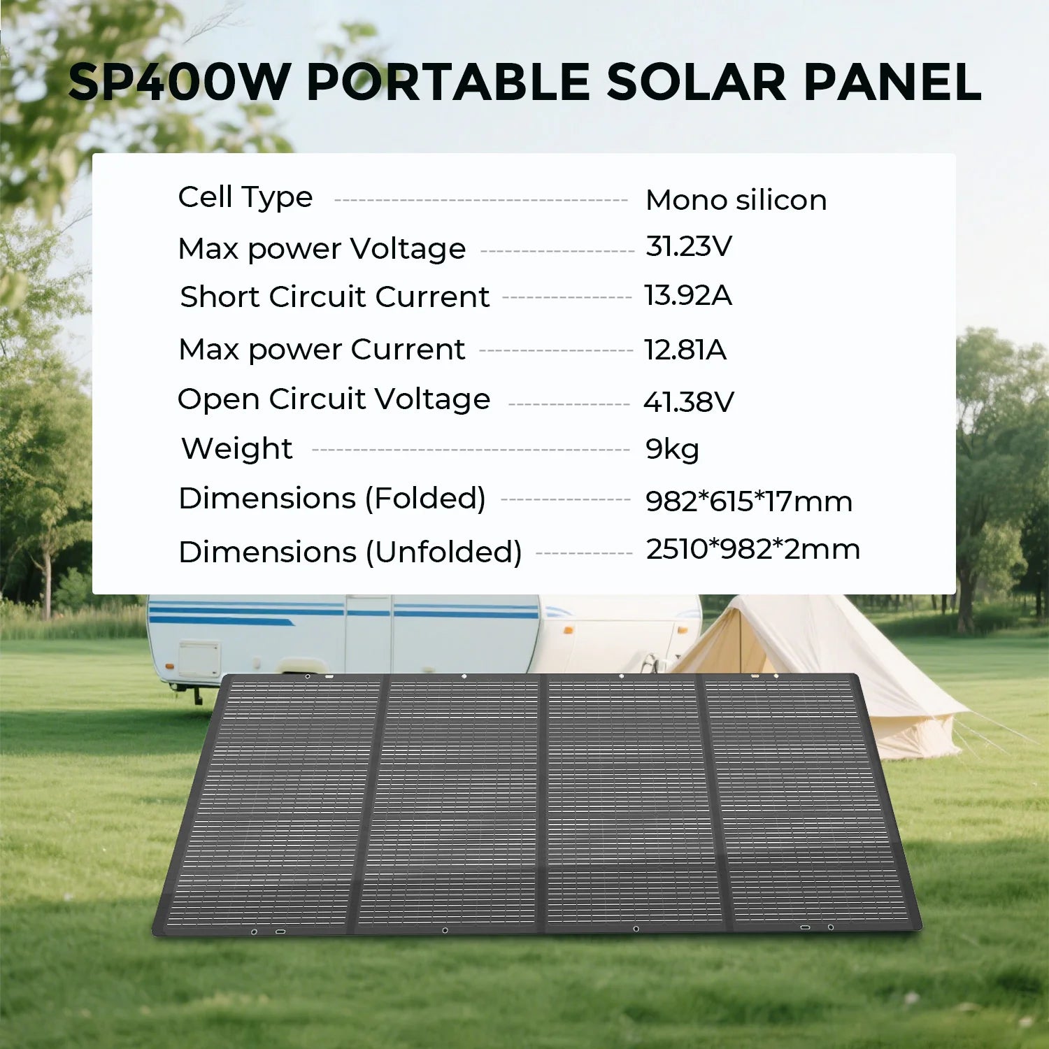 Sorein 400 Watt Solar Panel