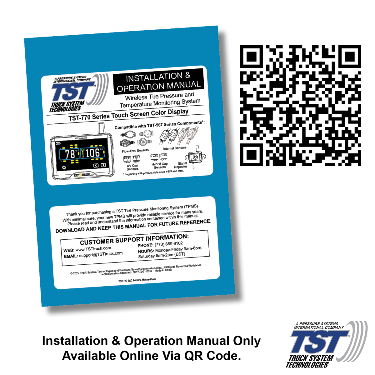TST 770 Tire Pressure Monitoring System