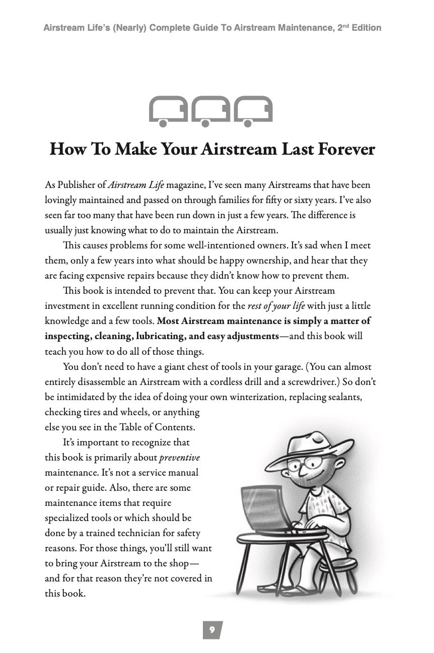 "The (Nearly) Complete Guide to Airstream Maintenance" book, 2nd edition