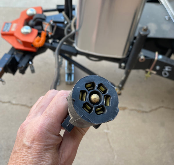 7-way plug also known as the Airstream trailer plug