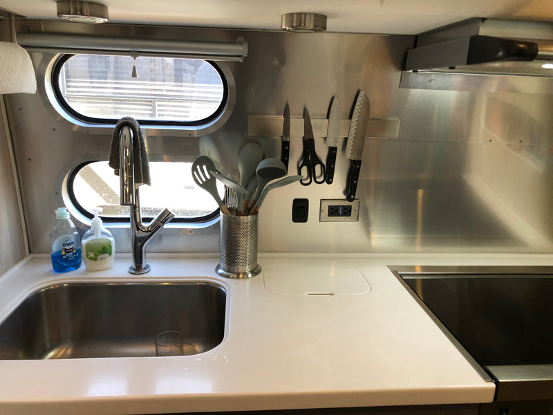 10 ways to optimize space in an Airstream kitchen