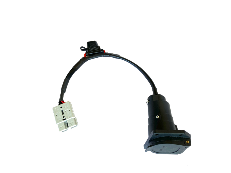7-way plug adapter with fuse for solar panel kit