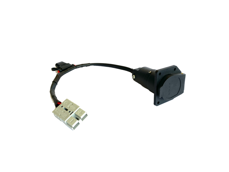 7-way plug adapter with fuse for solar panel kit