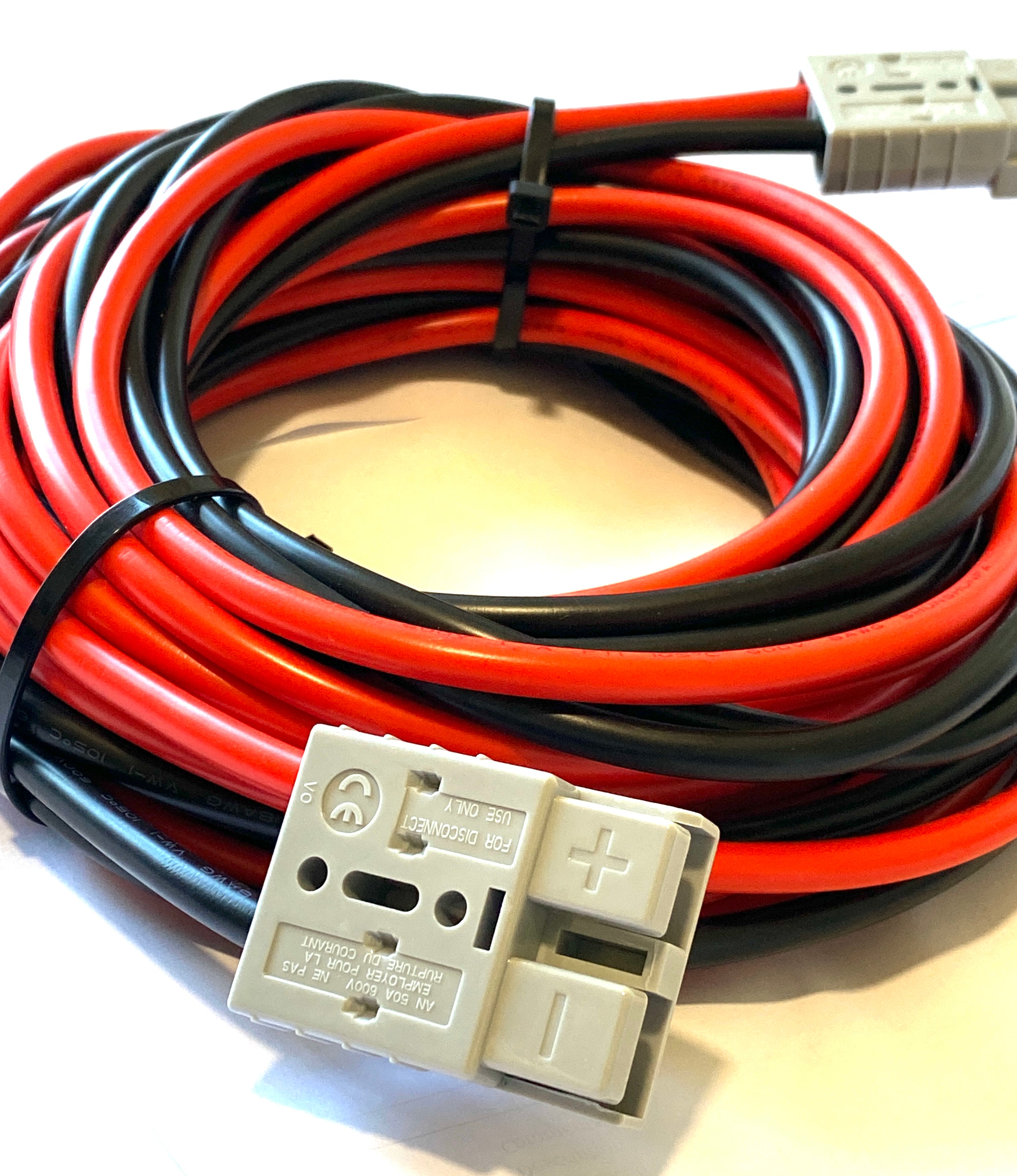 AIR GEAR Solar panel extension cable, 8AWG, 25 feet