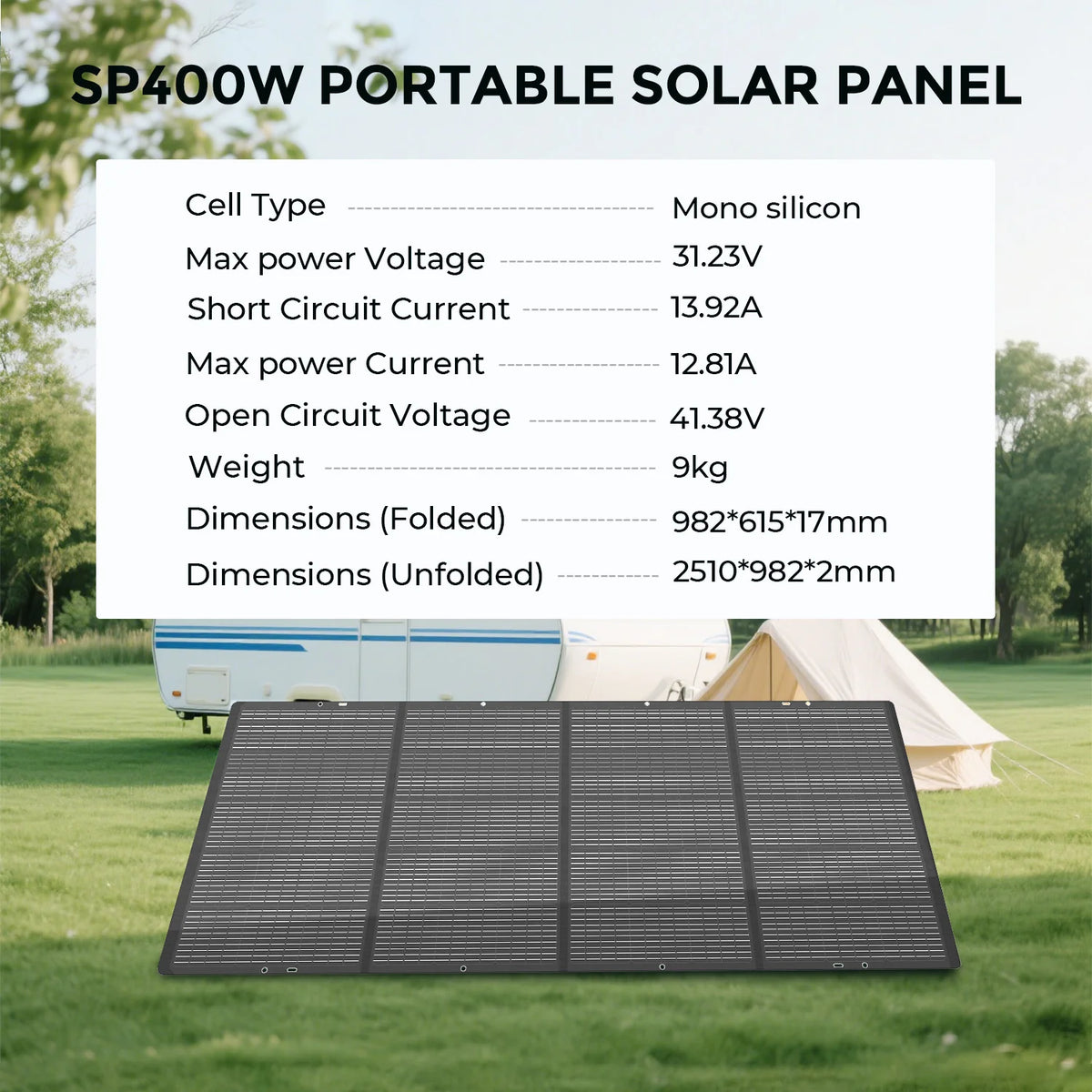 そらページ Sorein 400W Solar Panel