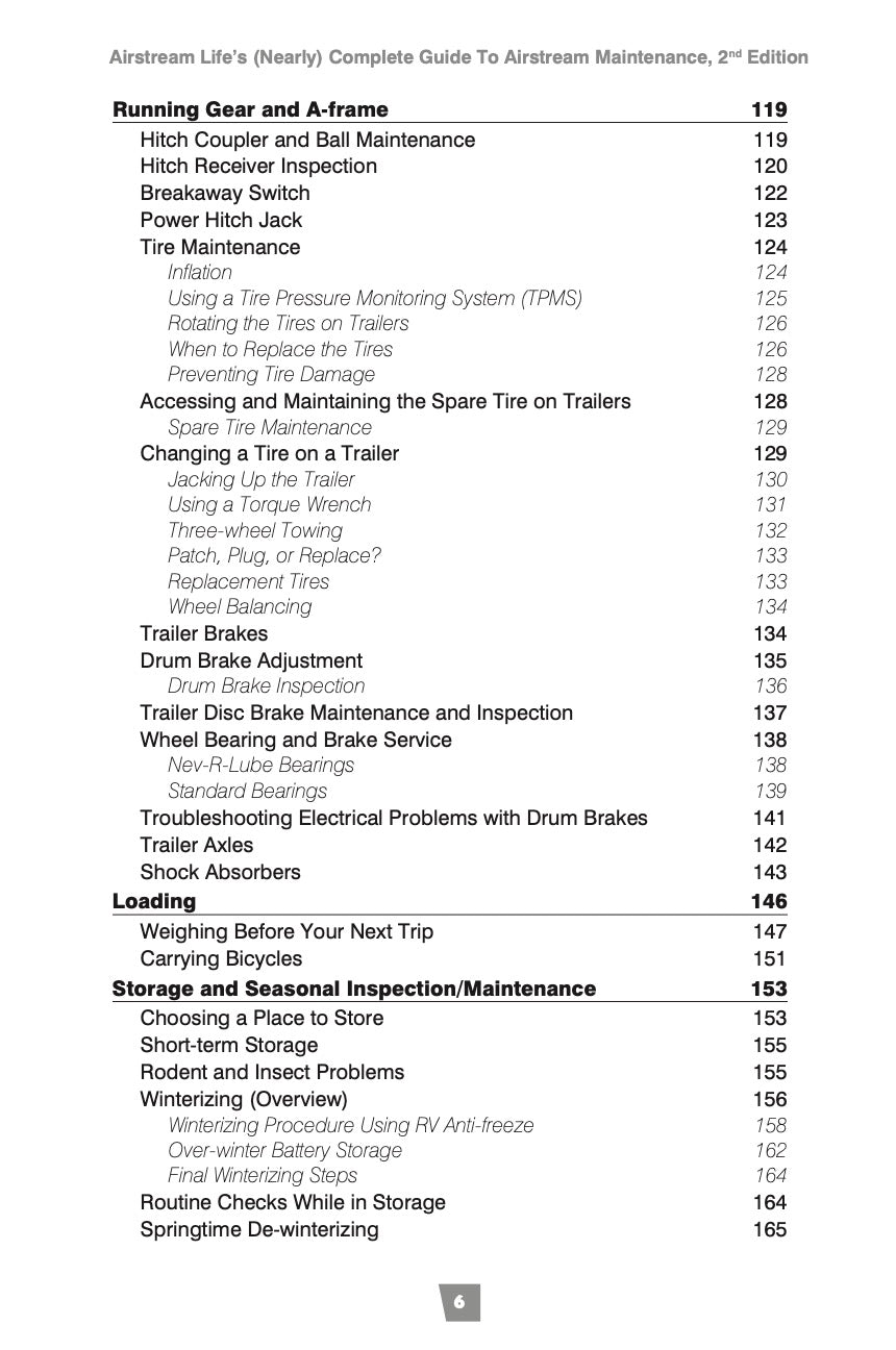 "The (Nearly) Complete Guide to Airstream Maintenance" book, 2nd edition