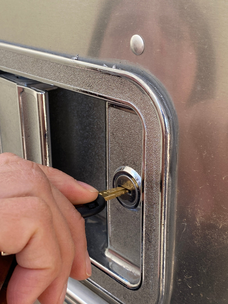 Airstream Trailer Door Handle Key (codes TA001-TA100)