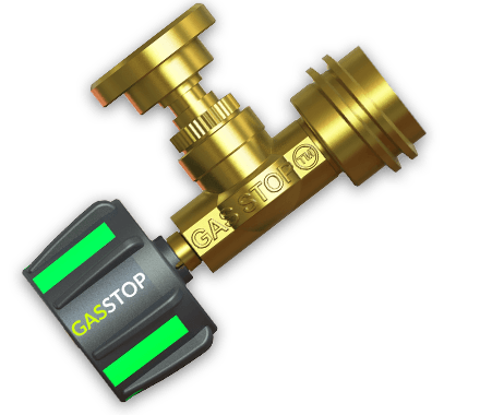 GasStop Gas Safety Shut-Off w/ Airstream Installation Kit