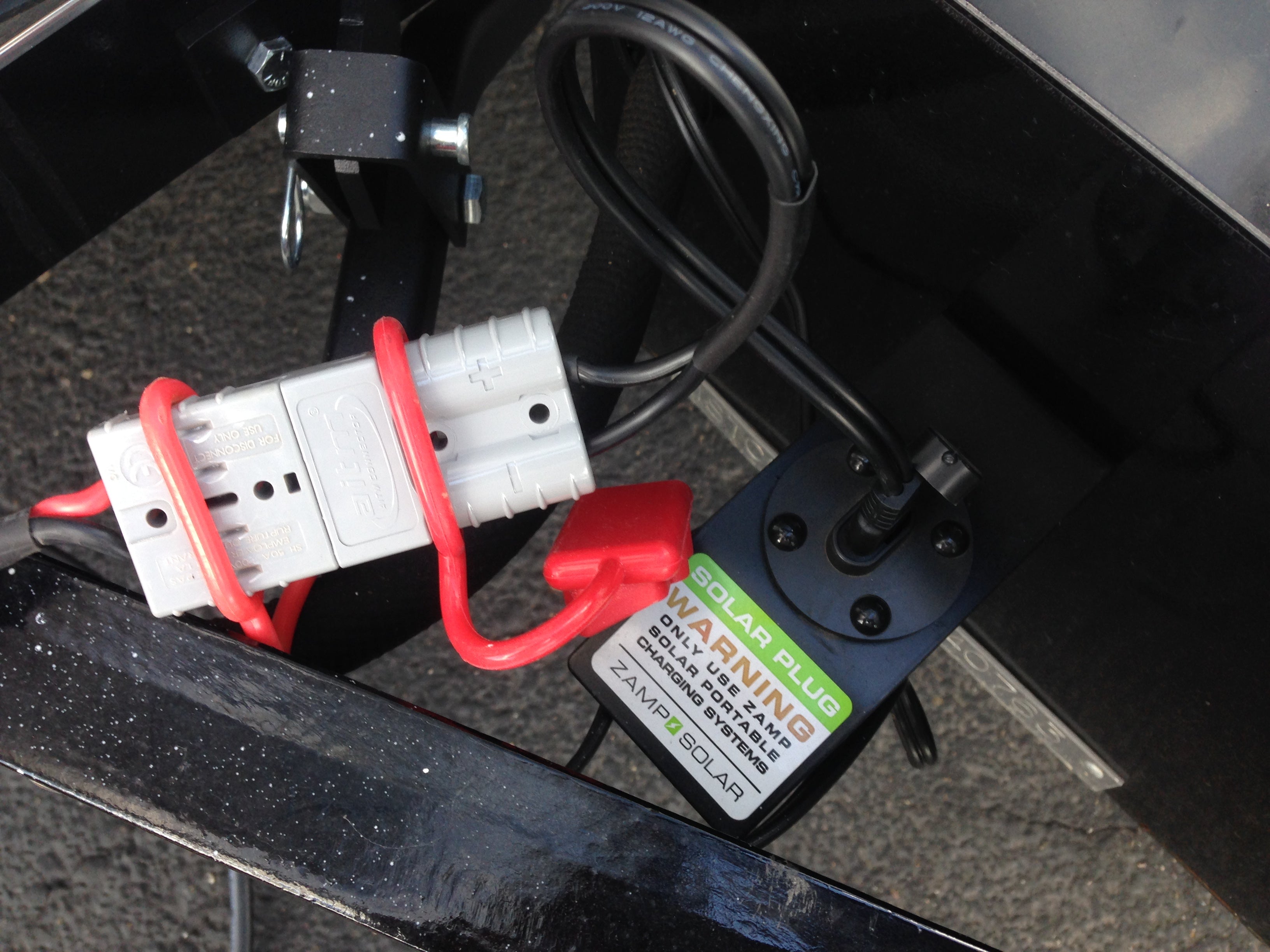 Anderson to SAE solar plug adapter